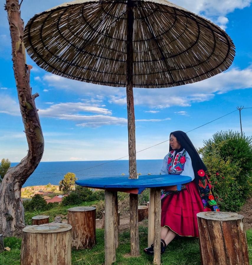 Inca lodge - Amantani Ocosuyo Bagian luar foto