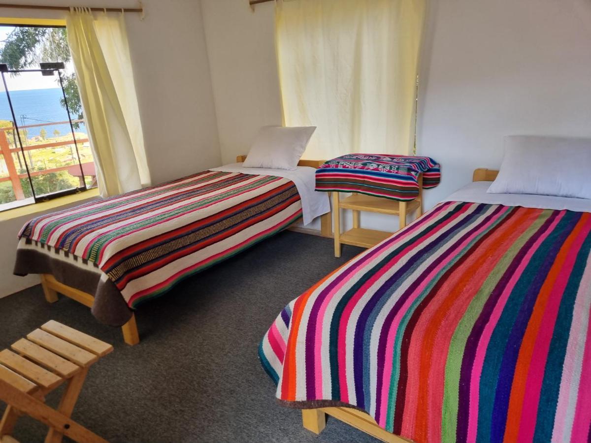 Inca lodge - Amantani Ocosuyo Bagian luar foto
