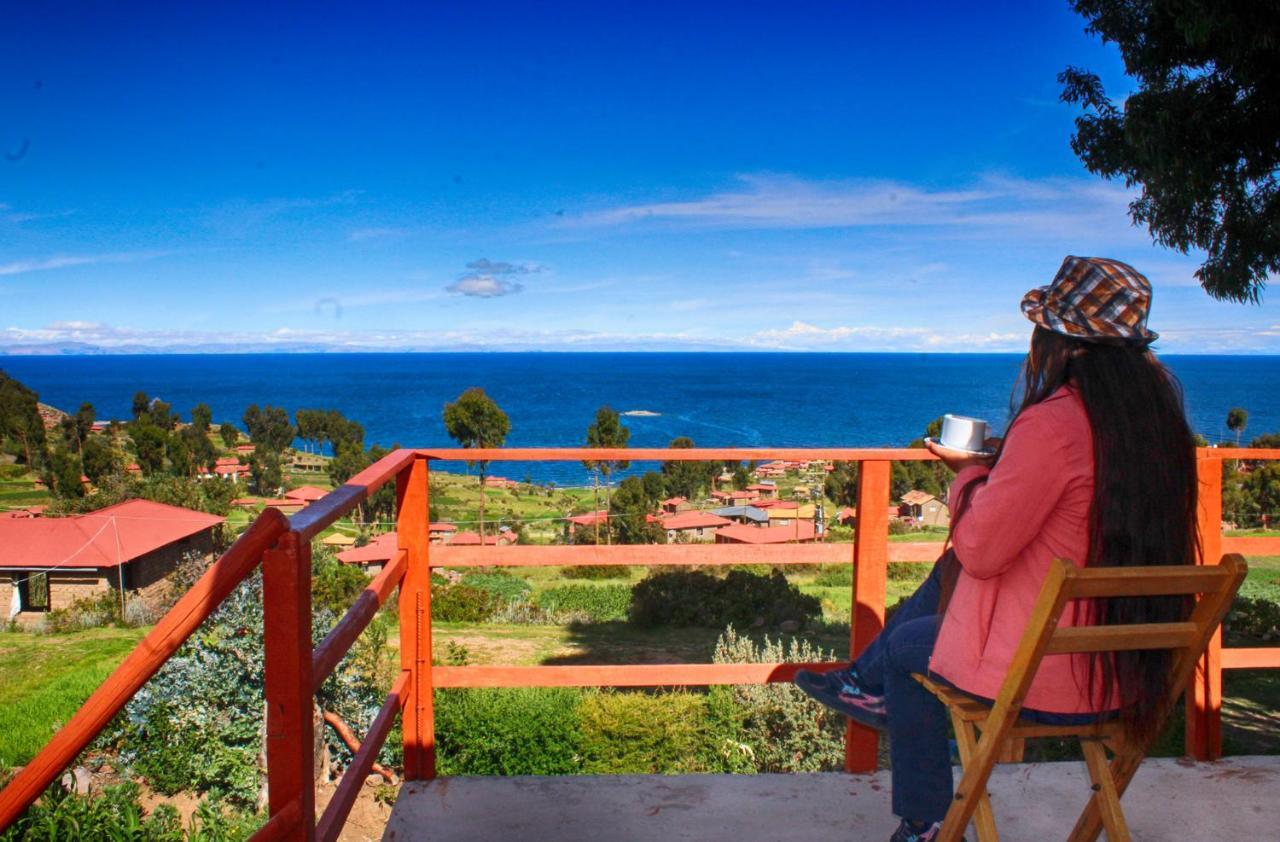 Inca lodge - Amantani Ocosuyo Bagian luar foto